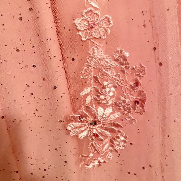 Gorgeous Pink MoriLee Corset Prom Dress - Picture 7 of 14